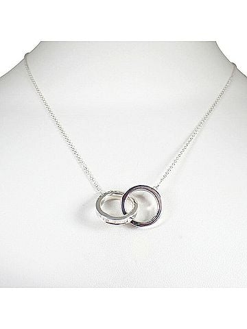 Tiffany & Co. TIFFANY &amp; Co. 925 1837 Interlocking Pendant Necklace (view 1)