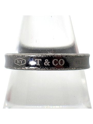Tiffany & Co. TIFFANY &amp; Co. Titanium 1837 Narrow Ring (view 2)