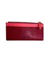 Fossil 100% Leather Red Pink Leather Clutch One size - photo 2