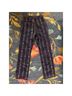 Tory Burch 100% Cotton Print Blue White Jeans Size 24 - photo 6