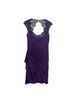 Xscape 100% Polyester 35% Nylon 45% Rayon Purple Cocktail Dress Size 12 - photo 2