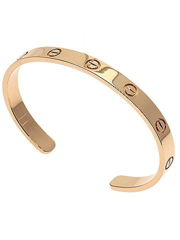 Cartier Cartier Open Love Bracelet #17, 18K Pink Gold, Women's Bracelet, CARTIER (view 2)
