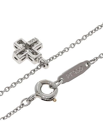 Tiffany & Co. Tiffany &amp; Co. Cruciform Diamond Necklace, Platinum PT950, Women's. (view 2)
