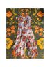 Parker 100% Polyester Floral Blue Pink Casual Dress Size L - photo 4