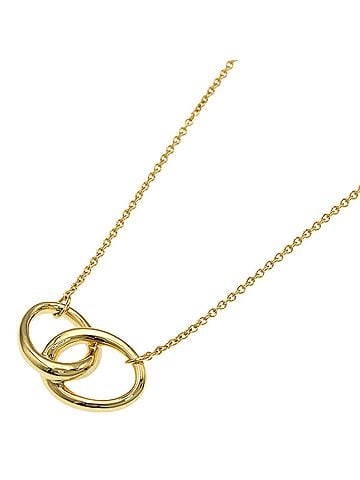 Tiffany & Co. Tiffany &amp; Co. Double Loop Necklace, 18K Yellow Gold, Women's. (view 1)