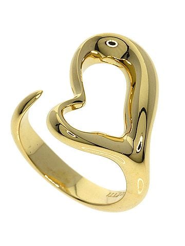 Tiffany & Co. Tiffany &amp; Co. Open Heart Ring, 18K Yellow Gold, Women's. (view 1)