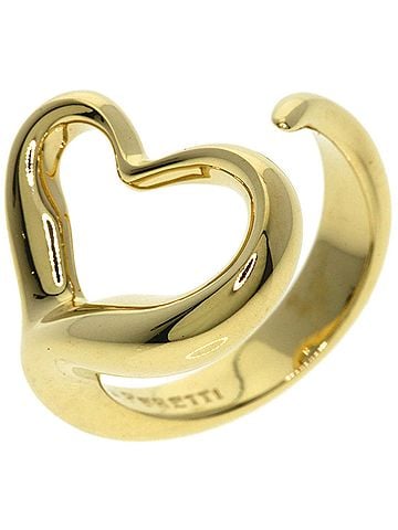 Tiffany & Co. Tiffany &amp; Co. Open Heart Ring, 18K Yellow Gold, Women's. (view 2)