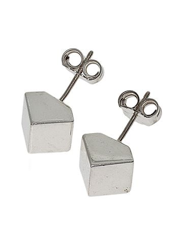 Tiffany & Co. Tiffany &amp; Co. Cube Earrings, Silver, Women's. (view 1)