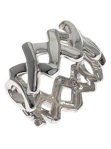 Tiffany & Co. Tiffany &amp; Co. Love Kiss Ring, Silver, Women's. (view 2)