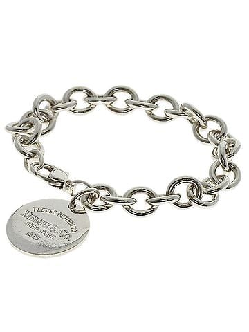 Tiffany & Co. Tiffany &amp; Co. Return to Round Tag Bracelet, Silver, Women's. (view 1)