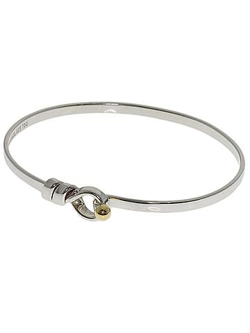 Tiffany & Co. Tiffany &amp; Co. Hook Eye Bracelet, Silver/18K Yellow Gold, Women's. (view 1)