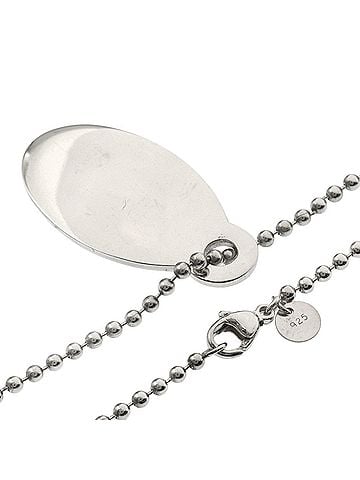 Tiffany & Co. Tiffany &amp; Co. Return to Oval Tag Necklace, Silver, Women's. (view 2)