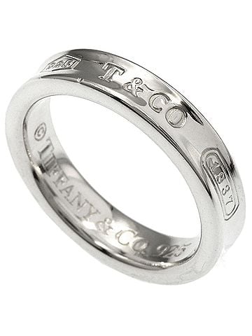 Tiffany & Co. Tiffany &amp; Co. 1837 Narrow Ring, Silver, Women's. (view 1)