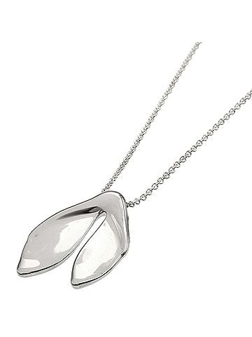 Tiffany & Co. Tiffany &amp; Co. Whale Tail Necklace, Silver, Women's. (view 1)