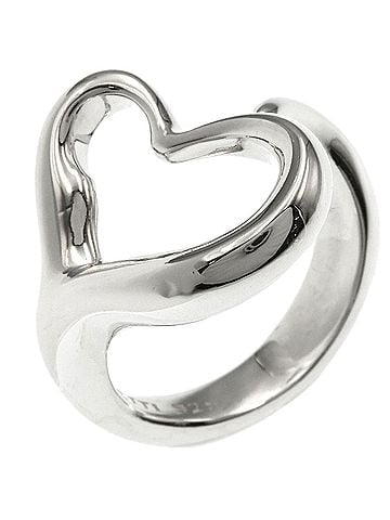 Tiffany & Co. Tiffany &amp; Co. Open Heart Ring, Silver, Women's. (view 2)
