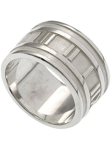 Tiffany & Co. Tiffany &amp; Co. Atlas Wide Ring, Silver, Women's Ring (view 1)