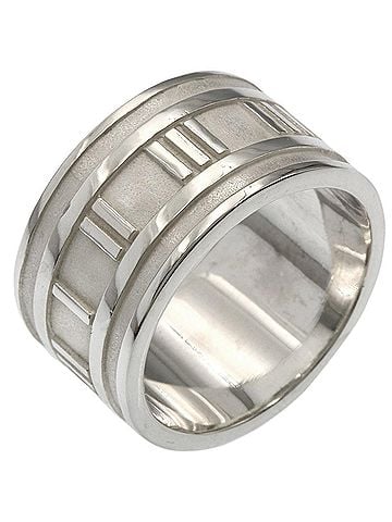 Tiffany & Co. Tiffany &amp; Co. Atlas Wide Ring, Silver, Women's Ring (view 2)