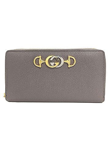 Gucci Gucci 570661 Round Zipper Zumi Long Wallet Leather Women's GUCCI (view 1)