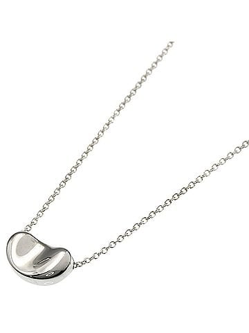 Tiffany & Co. Tiffany Bean Necklace, Silver, Women's, TIFFANY&amp;Co. (view 1)