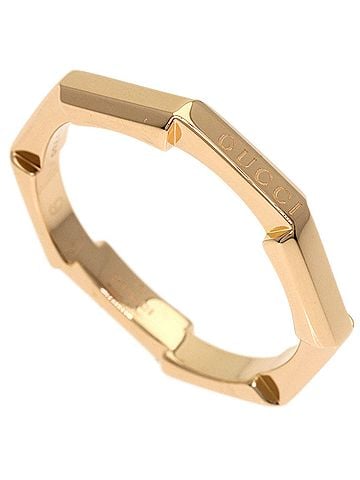 Gucci Gucci Link to Love #9 Ring, 18K Pink Gold, Women's. (view 1)
