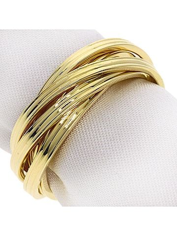 Gucci Gucci 5-Ring Set, 18K Yellow Gold, Women's GUCCI (view 2)