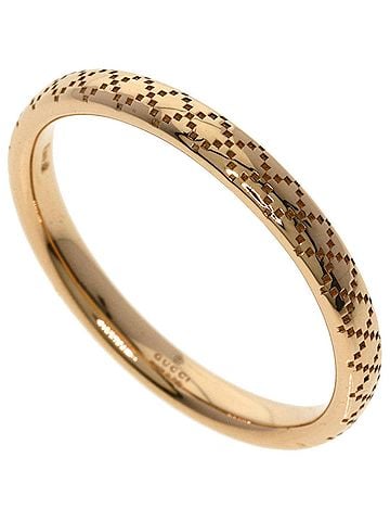 Gucci Gucci Diamantissima #17 Ring, 18K Pink Gold, Women's, GUCCI (view 1)