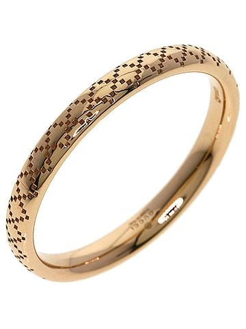 Gucci Gucci Diamantissima #17 Ring, 18K Pink Gold, Women's, GUCCI (view 2)