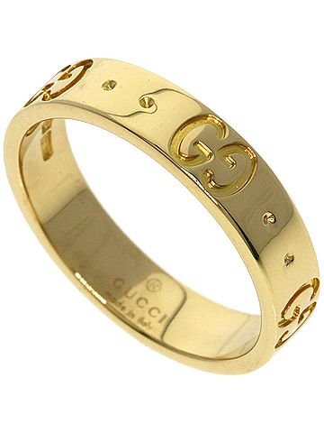 Gucci Gucci Icon #8 Ring, 18K Yellow Gold, Women's GUCCI (view 1)
