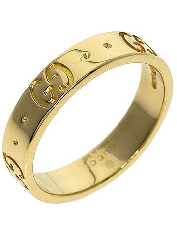 Gucci Gucci Icon #8 Ring, 18K Yellow Gold, Women's GUCCI (view 2)