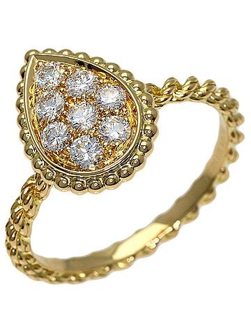 Boucheron Boucheron Serpent Bohème Small Diamond Ring #50, 18K Yellow Gold, Women's. (view 2)