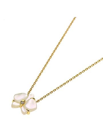 Cartier Cartier Caresse d'Orchidées Shell Diamond Necklace 18K Yellow Gold Women's CARTIER (view 1)