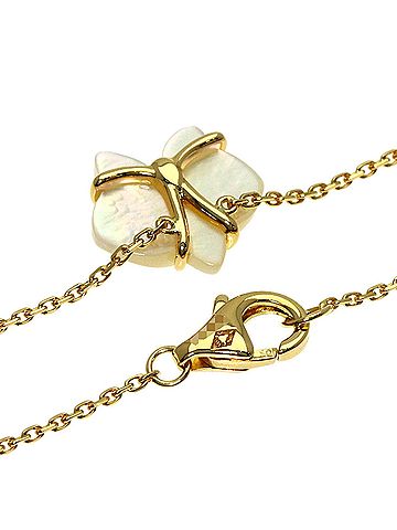 Cartier Cartier Caresse d'Orchidées Shell Diamond Necklace 18K Yellow Gold Women's CARTIER (view 2)