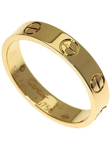 Cartier Cartier Mini Love Ring #50, 18K Yellow Gold, Women's Ring, CARTIER (view 1)