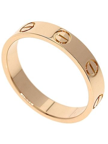 Cartier Cartier Mini Love Ring #51, 18K Pink Gold, Women's Ring, CARTIER (view 1)