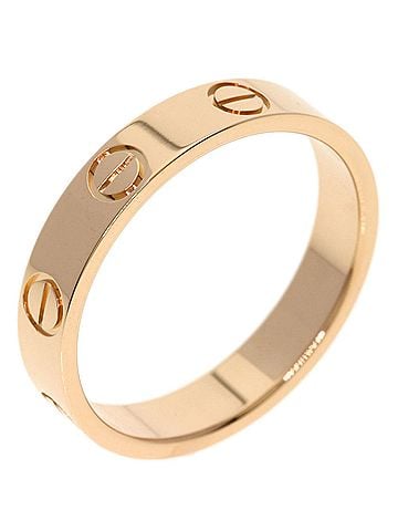 Cartier Cartier Mini Love Ring #51, 18K Pink Gold, Women's Ring, CARTIER (view 2)