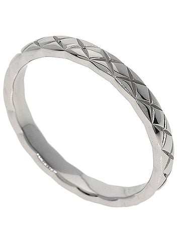 Chanel Chanel Coco Crush Small #57 Ring, Platinum PT950, Women's CHANEL (view 1)