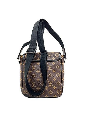 Louis Vuitton Louis Vuitton M56717 Bass PM Monogram Macassar Shoulder Bag Canvas Men's LOUIS VUITTON (view 2)
