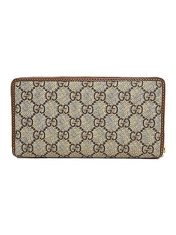 Gucci Gucci 621889 Round Zipper Horsebit GG Supreme Long Wallet PVC Women's GUCCI (view 2)
