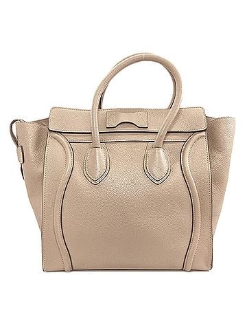 Céline Celine Luggage Mini Tote Bag, Calfskin, Women's (view 2)