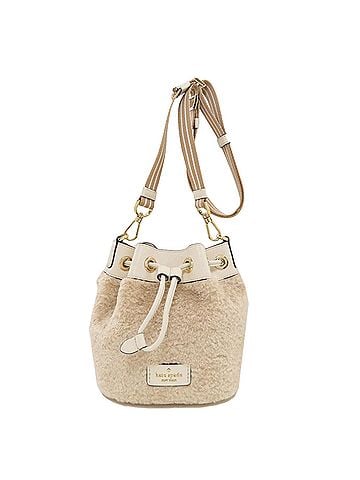 Kate Spade New York Kate Spade Rosie Mini Bucket Shoulder Bag with Faux Fur for Women (view 1)