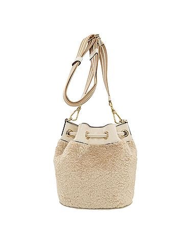 Kate Spade New York Kate Spade Rosie Mini Bucket Shoulder Bag with Faux Fur for Women (view 2)
