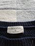 Zenana Outfitters 100% Acrylic Stripes Blue Ivory Pullover Sweater Size XL - photo 9
