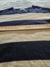 Zenana Outfitters 100% Acrylic Stripes Blue Ivory Pullover Sweater Size XL - photo 8