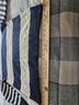 Zenana Outfitters 100% Acrylic Stripes Blue Ivory Pullover Sweater Size XL - photo 6