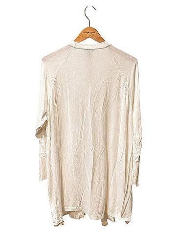 Eileen Fisher Tencel Lyocell Nylon Open Front Duster Cardigan Cardigan (view 2)