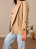 Zara Floral Tan Pink Jacket Size M - photo 3