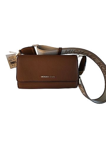 Michael Kors Jet Set Leather Crossbody Bag (view 1)