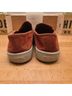 Tory Burch 100% Suede Multi Color Red Burgundy Sneakers Size 6 - photo 4