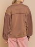 Pol Print Brown Button-Down Shirt Size S - photo 5