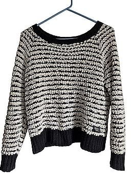 Obey Textured Stripe Crewneck Sweater Pullover Sweater (view 1)